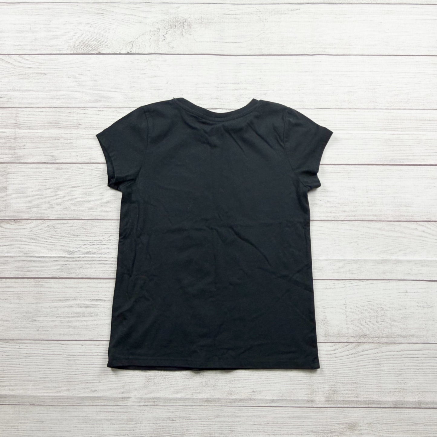 Wednesday Addams Girls Graphic T Shirt Short Sleeve Tee We Wear Black 10-12