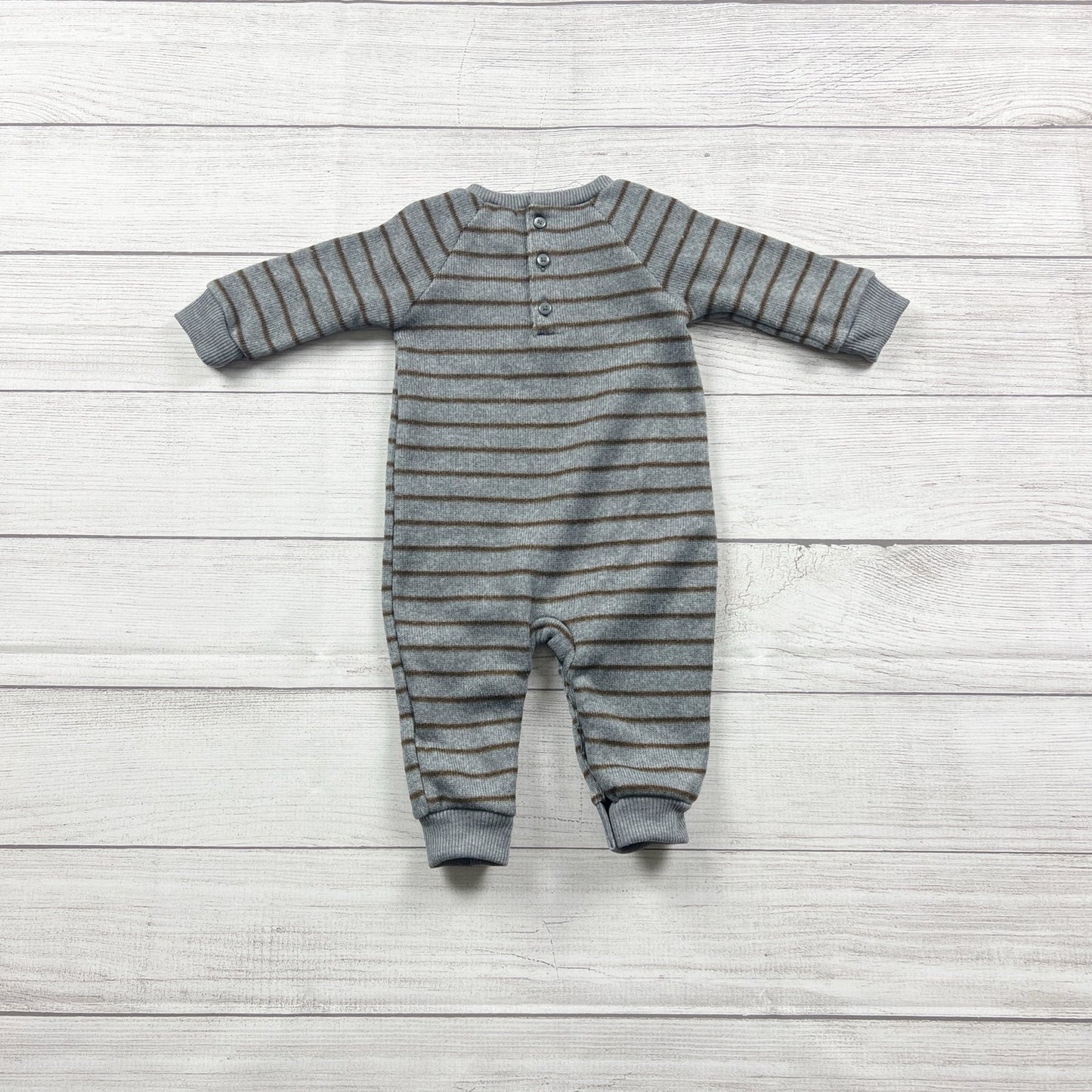 Carter’s Just One You Baby Romper Stripe Bear Face One Piece 3-6 Months