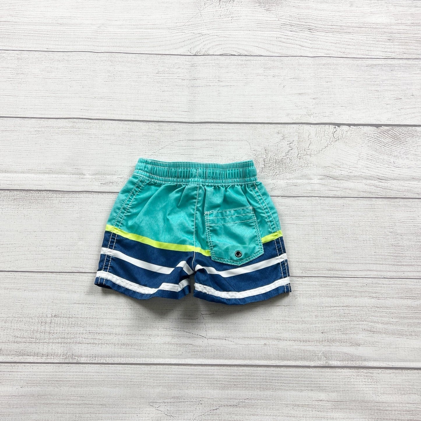 Carter’s Baby Boy Swim Trunks Stripe Board Shorts 6 Months