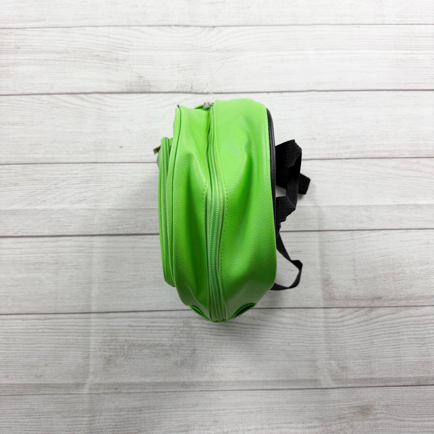 Minecraft Creeper Mini Backpack Kids Green Pixel Block Design Small Zipper Bag