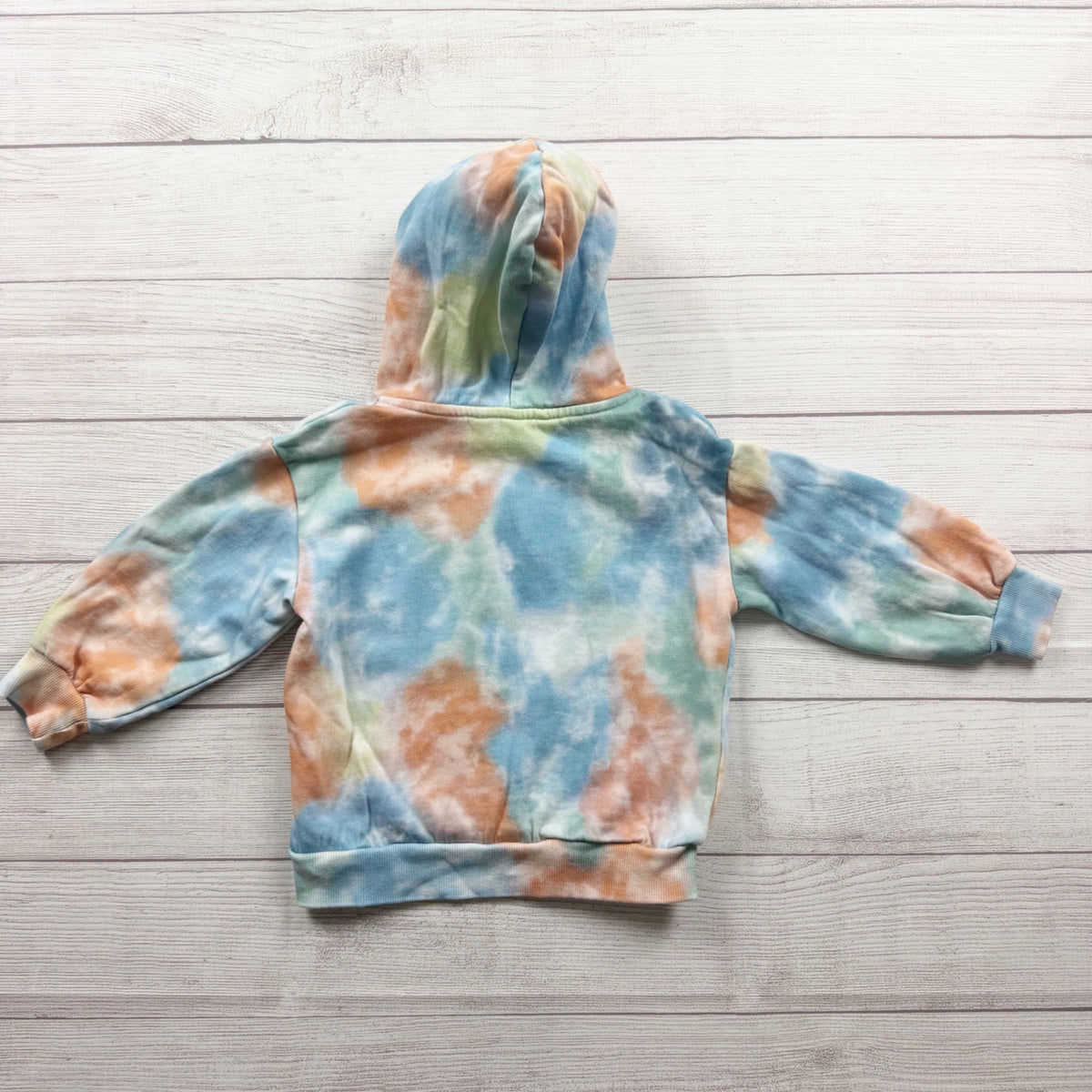 H&M Kids Tie Dye Hoodie "Its More Fun Together" Cotton Blend 5-6
