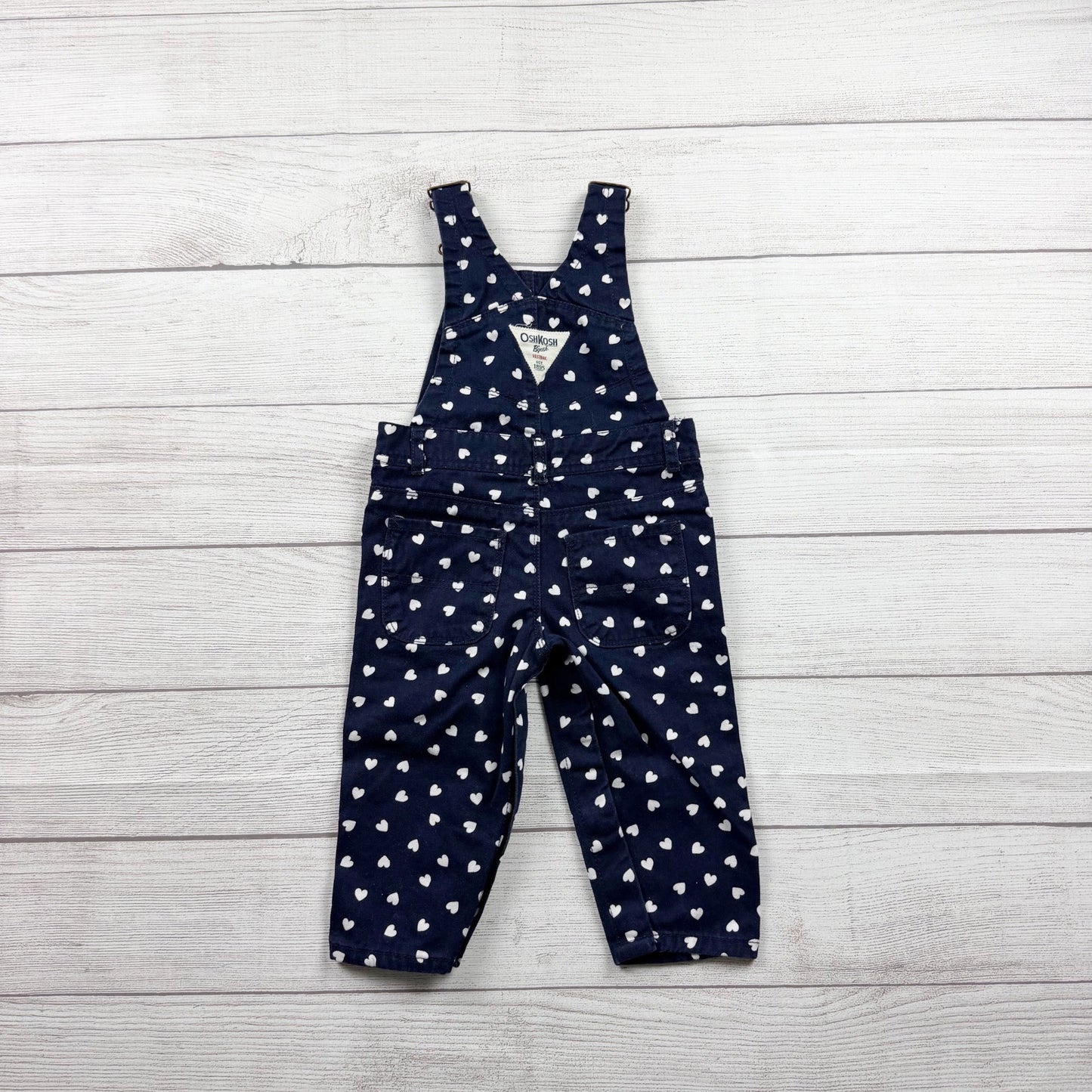 9-12M | Print Overalls