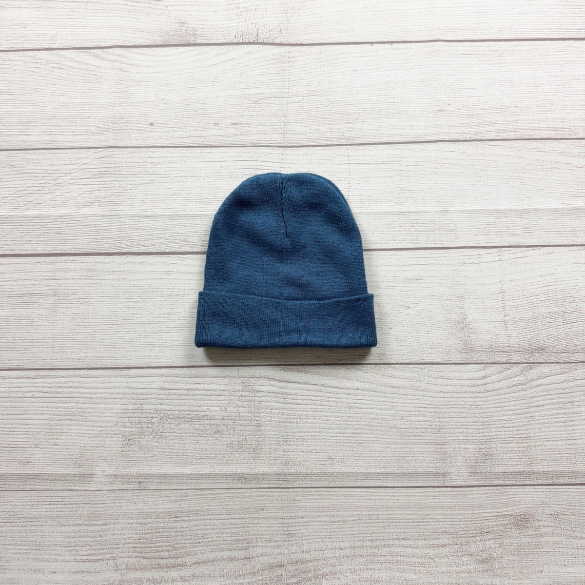 Knit Beanie Embroidered Football Patch Warm Winter Hat Toddler Unisex One Size