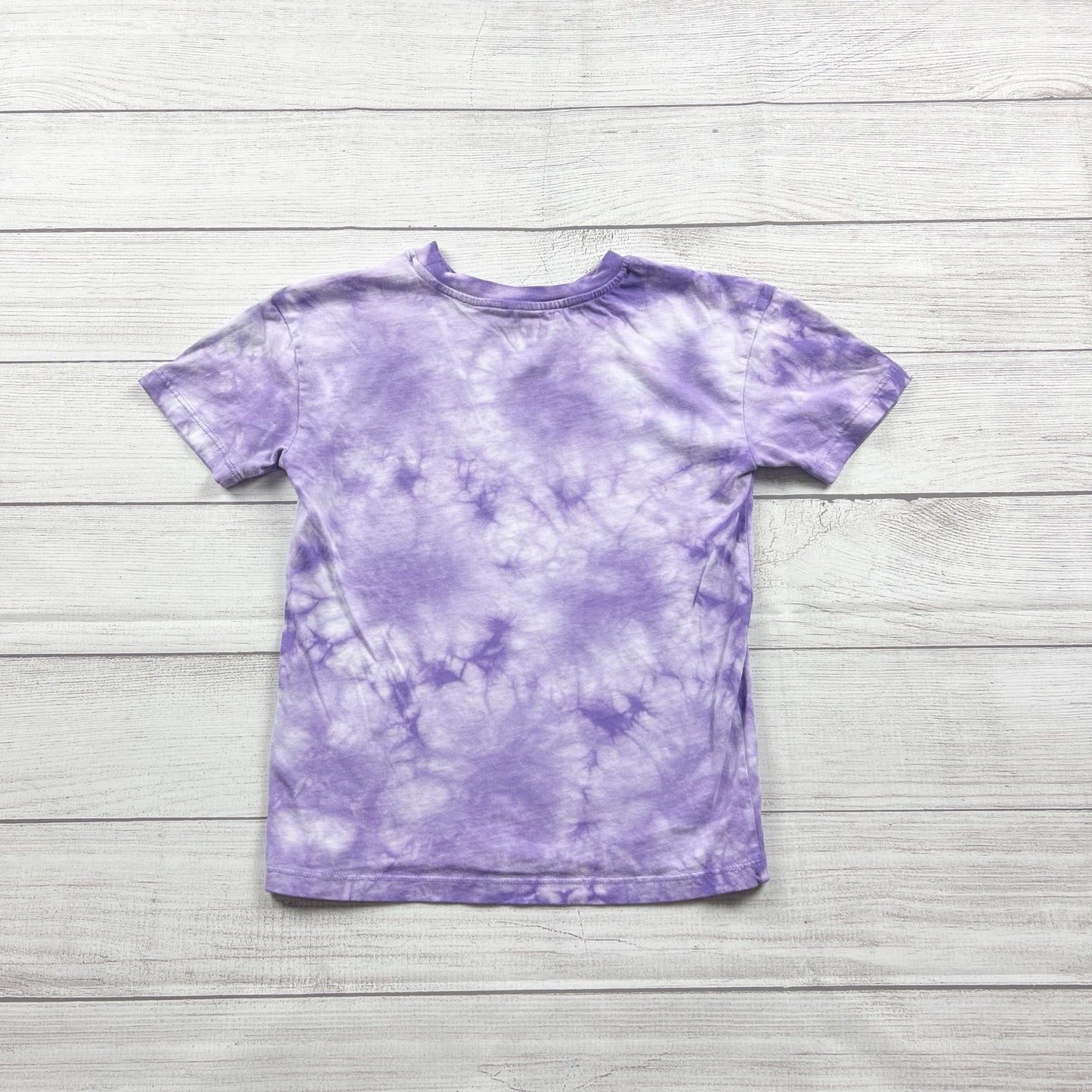 Cotton On Kids Purple Tie Dye Besties Graphic T-Shirt Short Sleeve 4