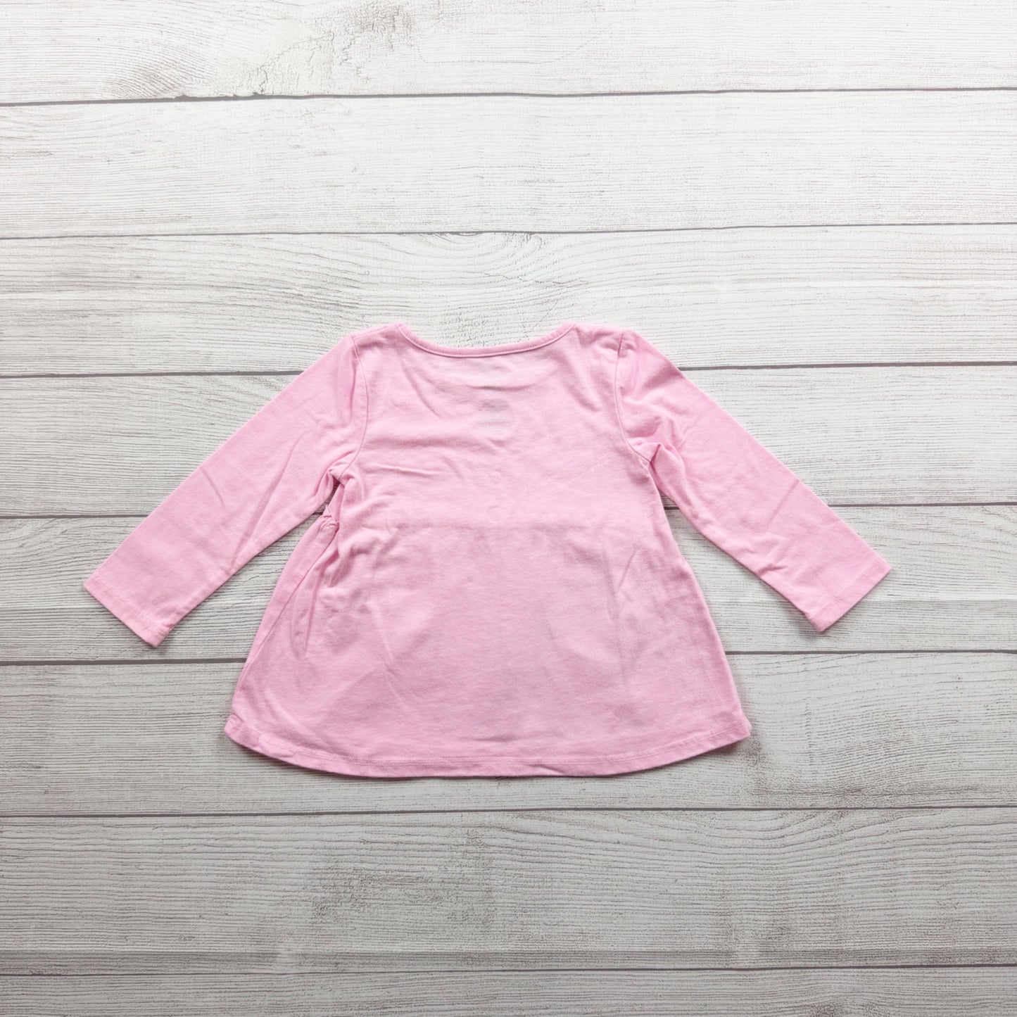 Disney Jumping Beans Pink Long Sleeve Bambi Graphic Tunic Top 12-18 Months