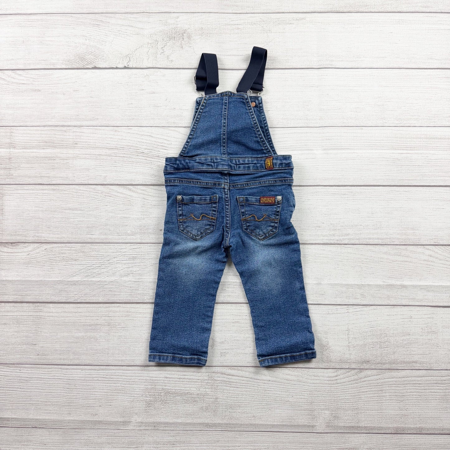 9-12M | Denim Overalls