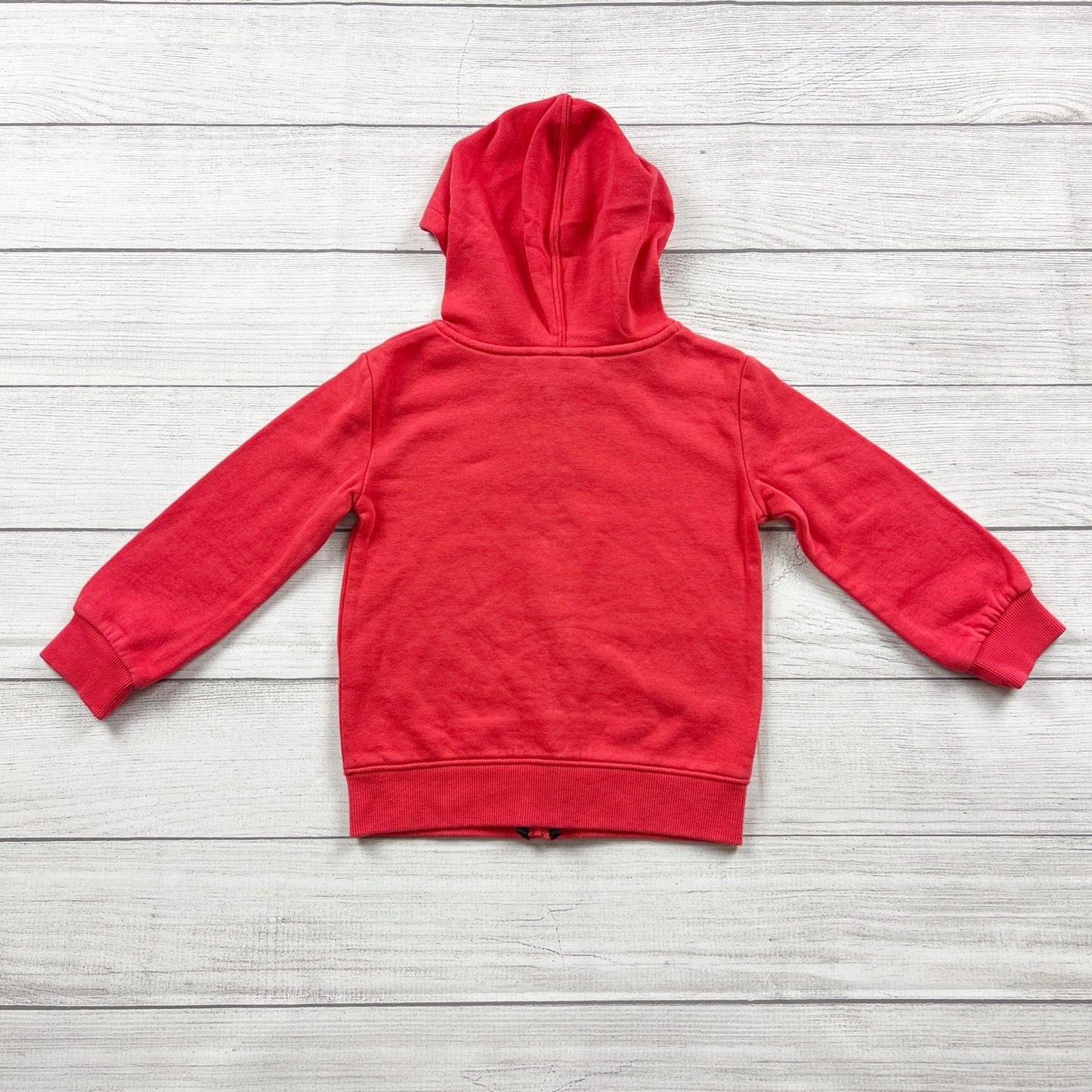 Under Armour Toddler Zip Up Hoodie Red Full Zip Hooded Sweatshirt Logo 3T