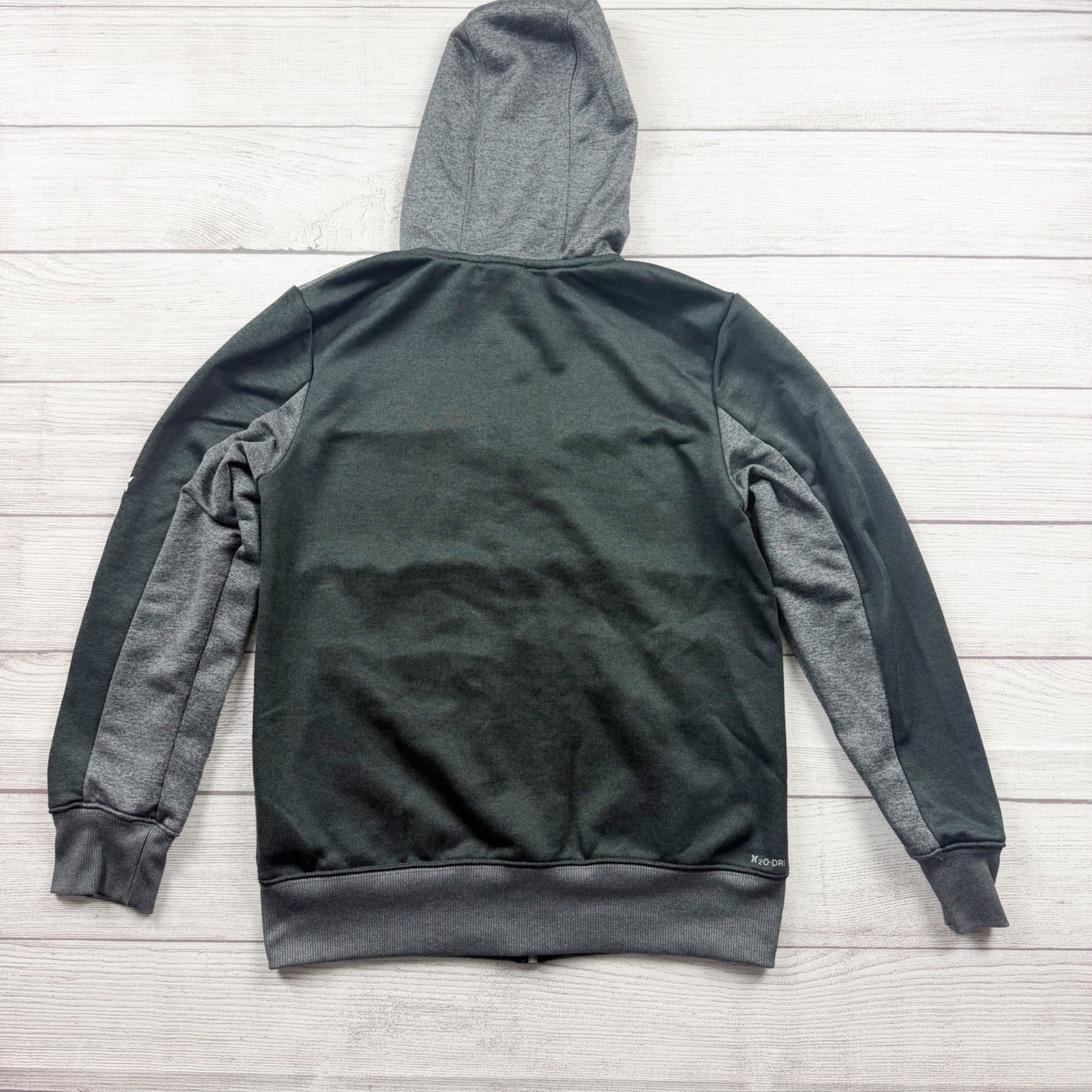 Hurley Kids Zip Up Hoodie Gray Full Zip Hooded Sweatshirt L 12-13