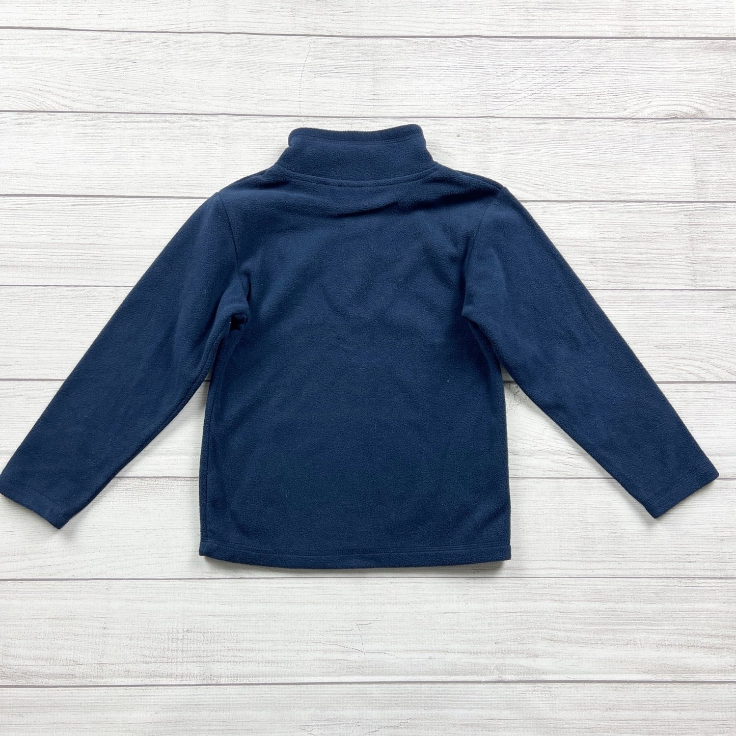 The Children’s Place Fleece Pullover Quarter Zip Sweater Kangaroo Pocket S 5-6