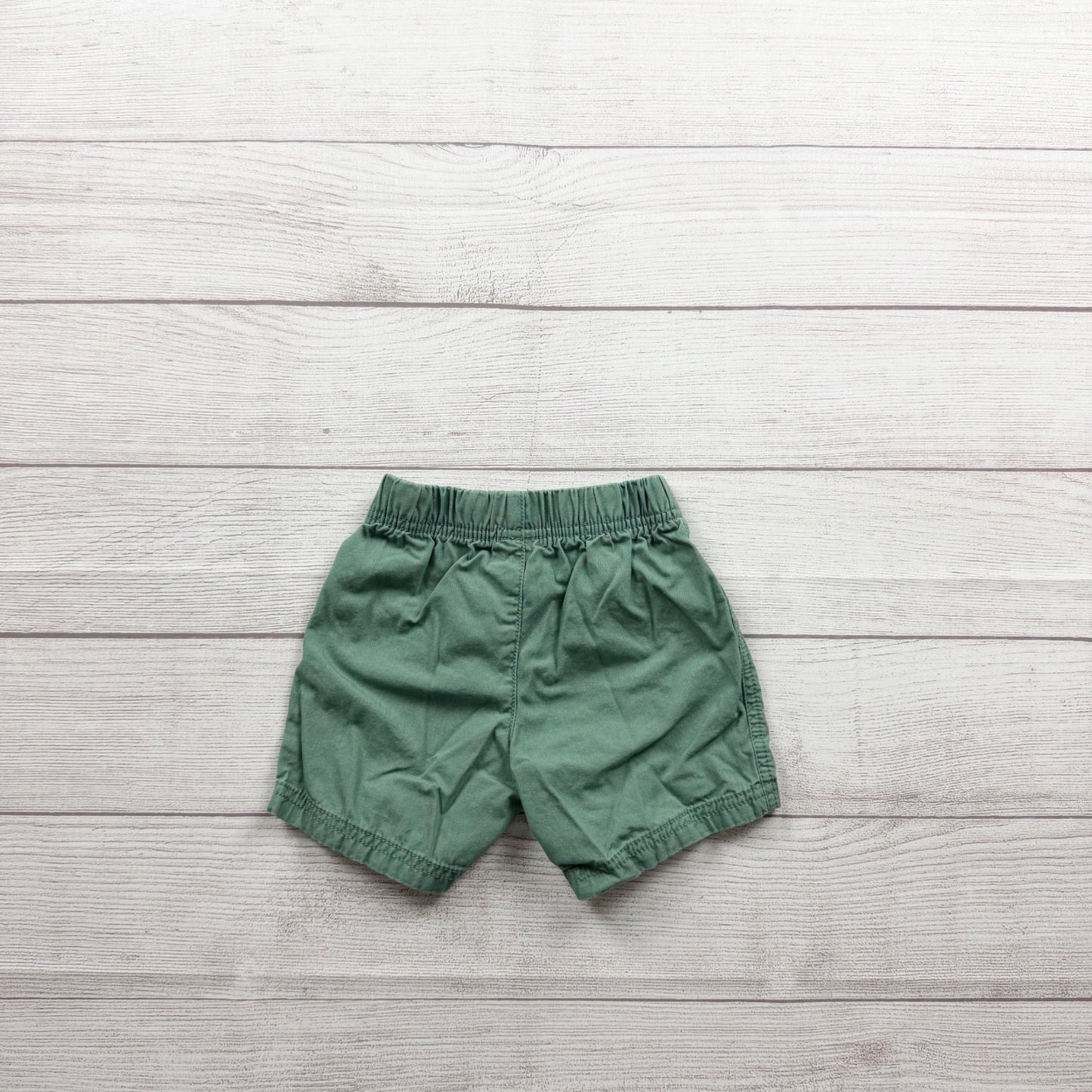 Just One You Carter's Baby Green Pull On Shorts Pockets 12-18 Months