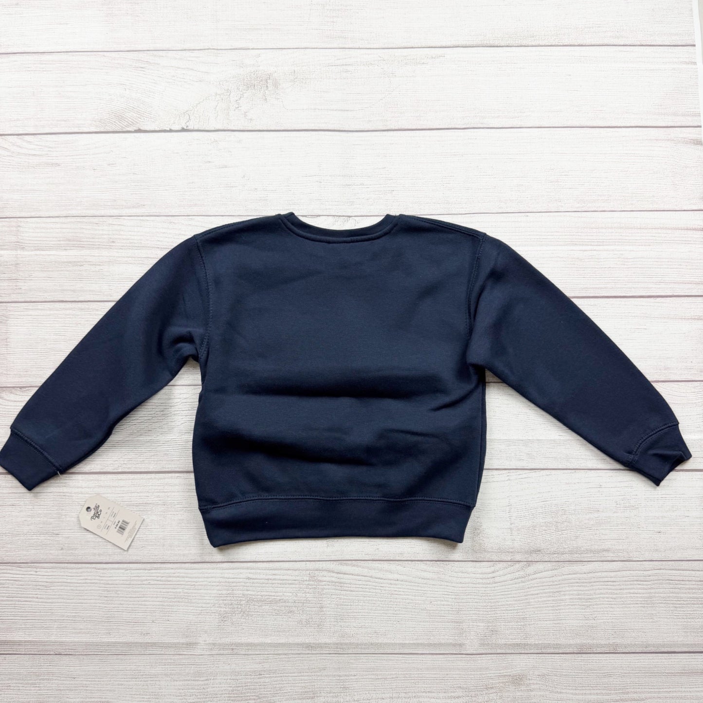 Pacific & Co Kids Navy Sweatshirt American Flag Graphic Crewneck NWT S
