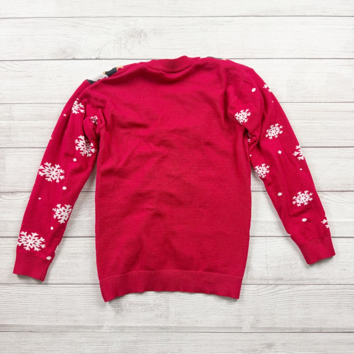 Squishmallows Kids Cardigan Red Holiday Button Up Sweater XL