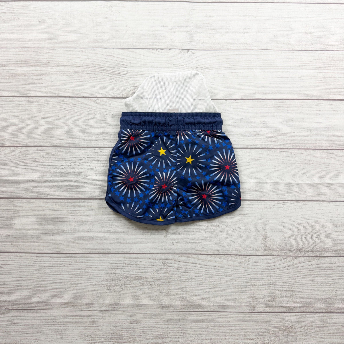 Cat & Jack Baby Boys Swim Trunks Firework Star Print Navy 9-12 Months