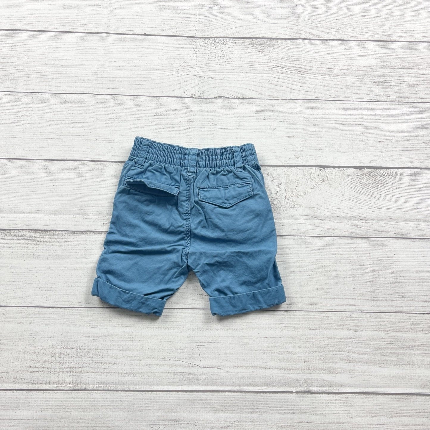 Old Navy Toddler Boys Chino Shorts Rolled Cuff Casual Shorts 12-18 Months