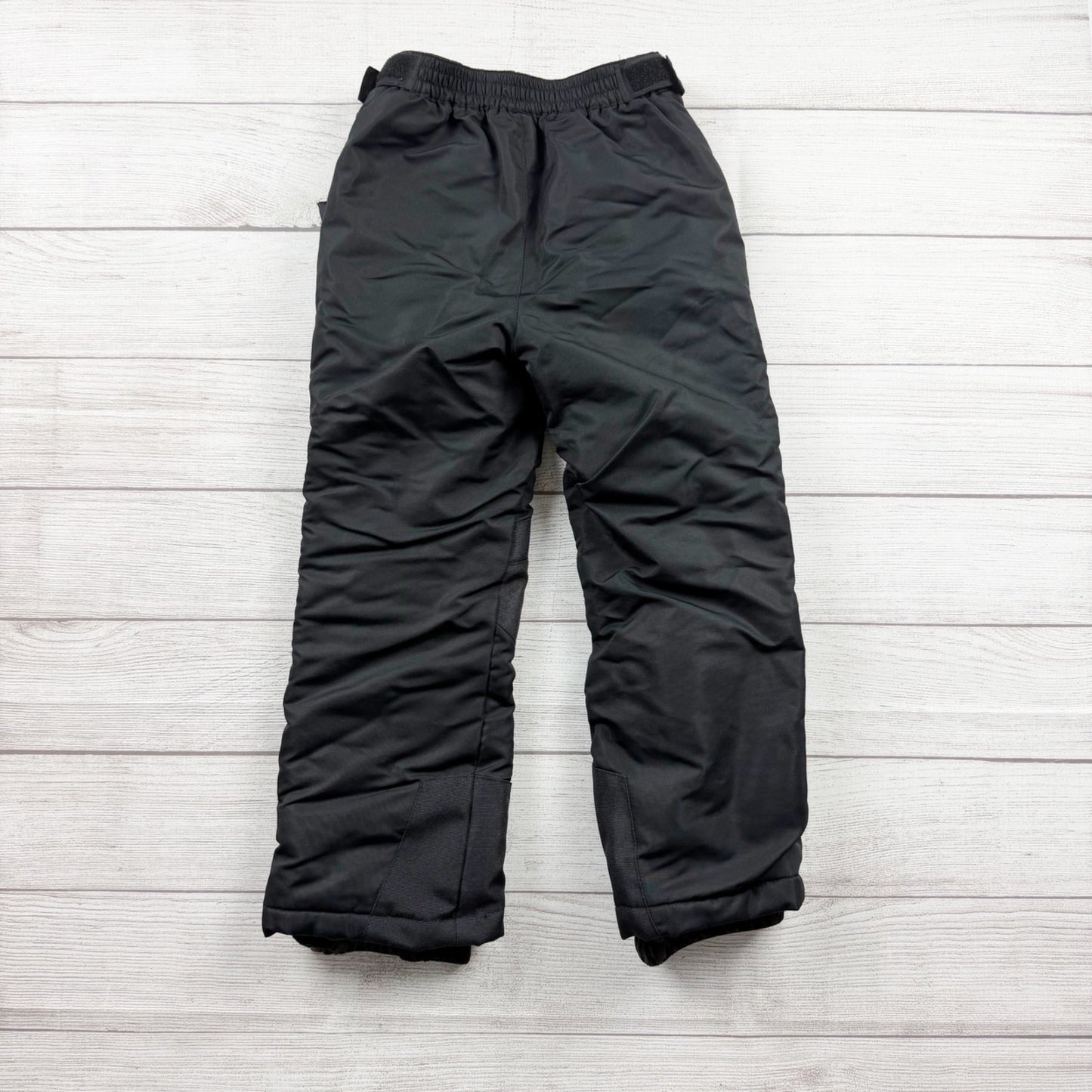 Swiss Tech Kids Black Insulated Snow Pants Ski Snowboard Winter Pants S 6-7