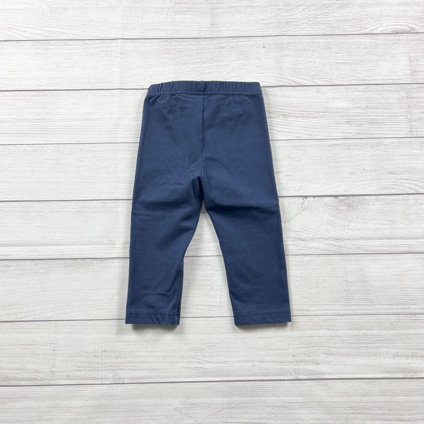 Hanna Andersson Girls Capri Leggings Blue Stretch Pants 5