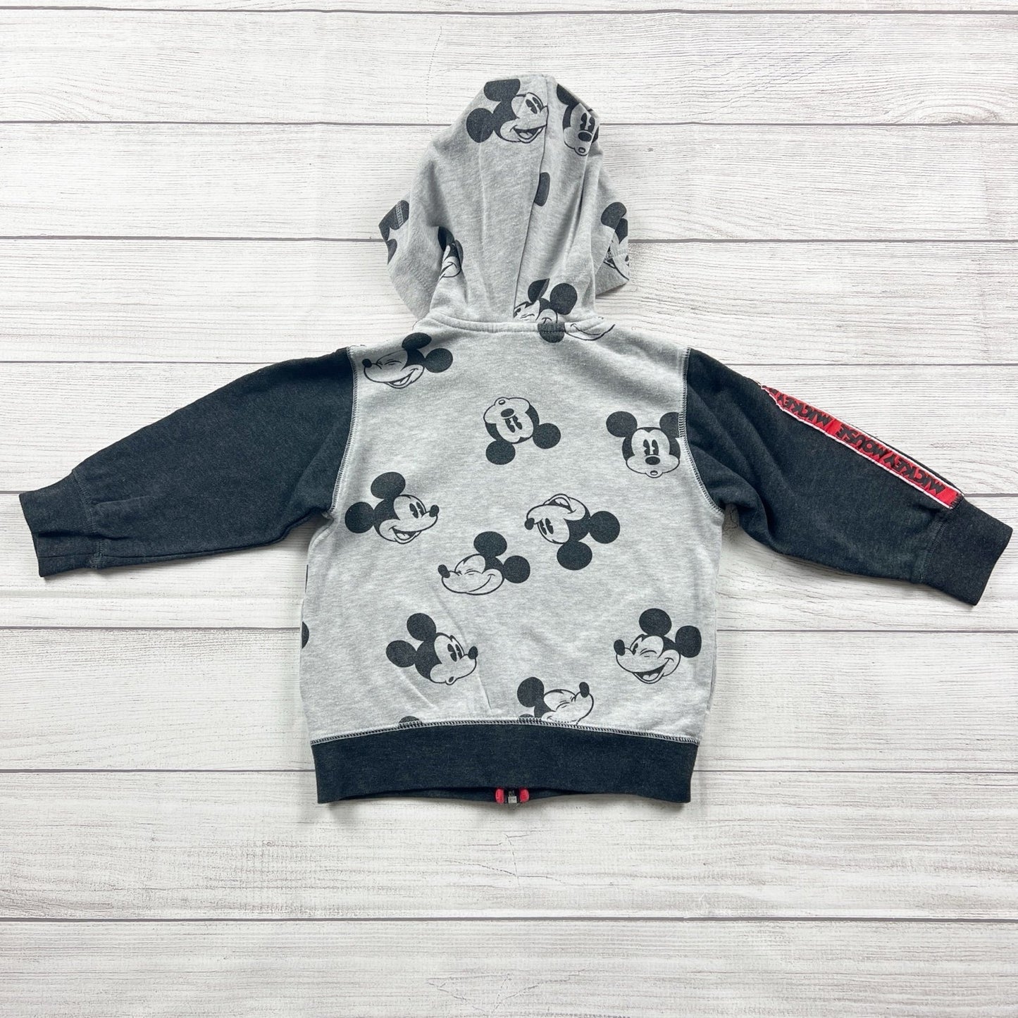Disney Mickey Mouse Toddler Zip Hoodie Jacket 3T