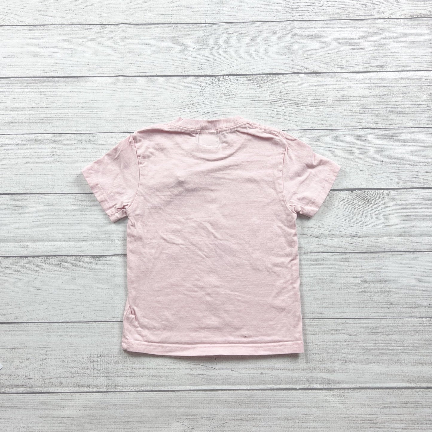 Hey Midori Japan Girls Pink Graphic Tee Short Sleeve 6-7