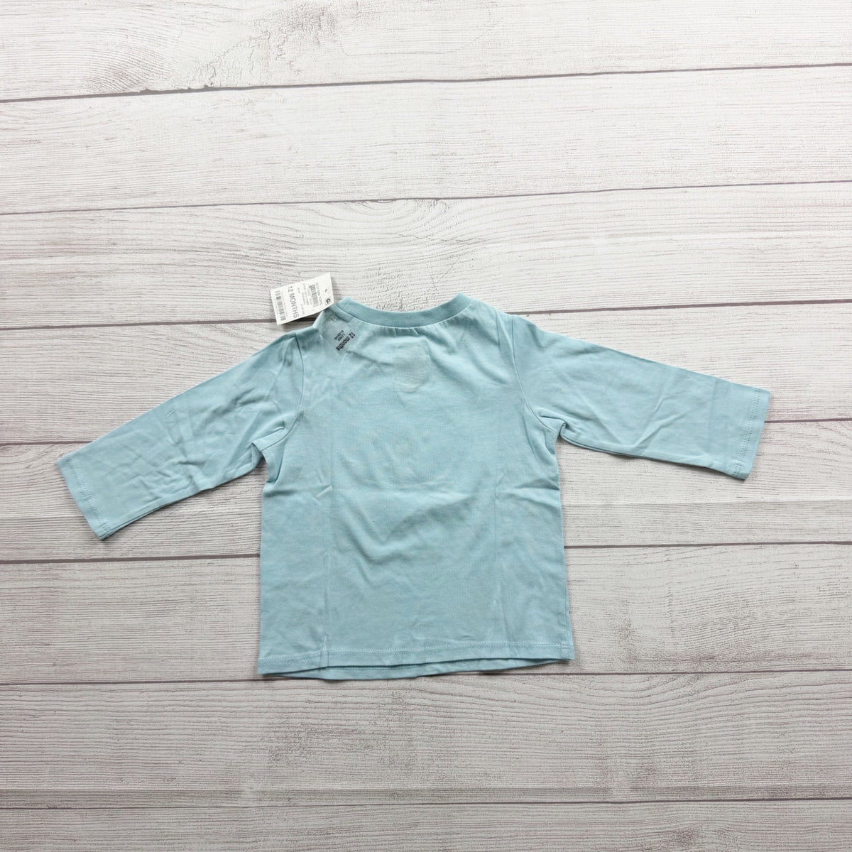 First Impressions Blue Long Sleeve Shirt Polar Bear Applique NWT 9-12 Months