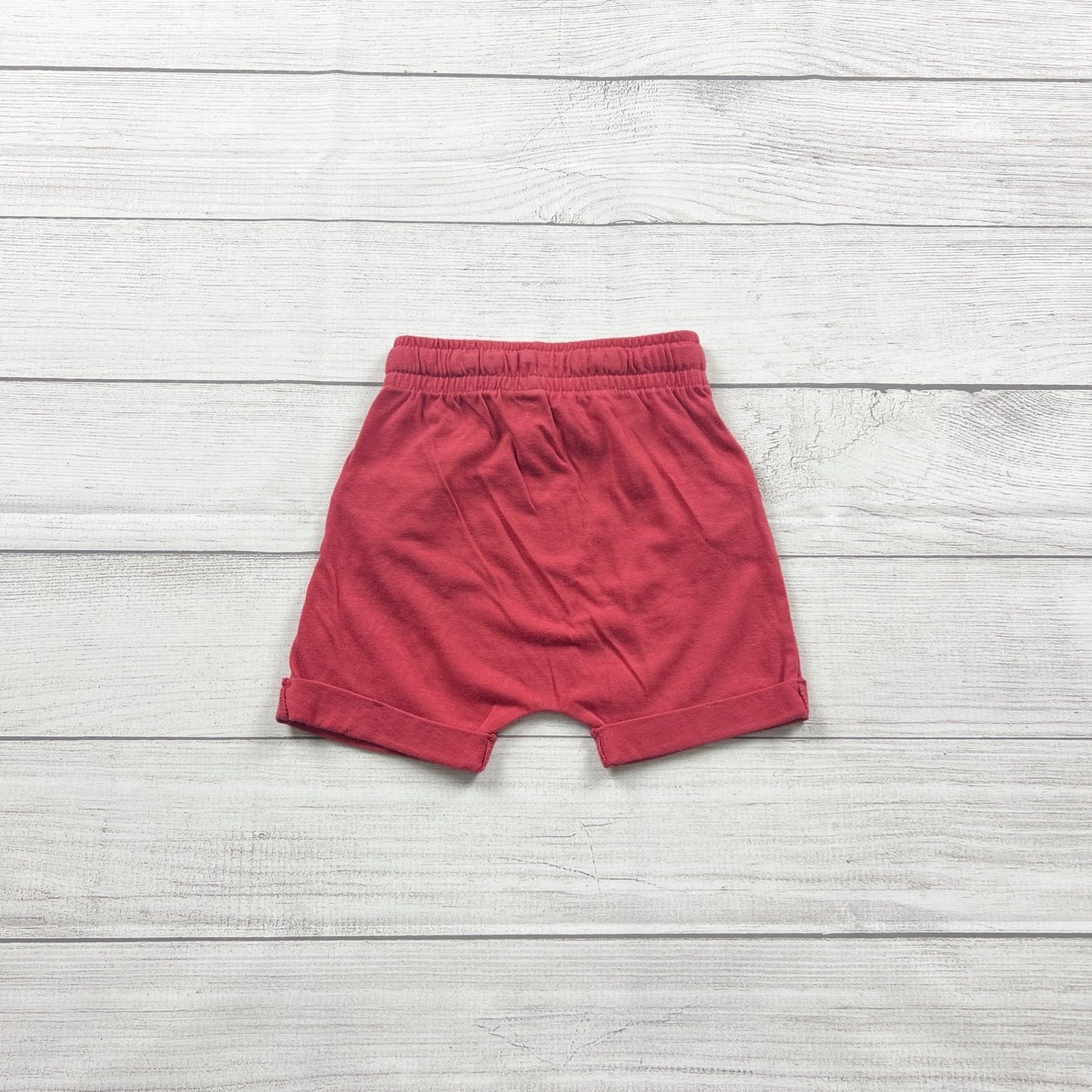 Cat & Jack Toddler Shorts Red Knit Drawstring Pull On Harem Casual 2T