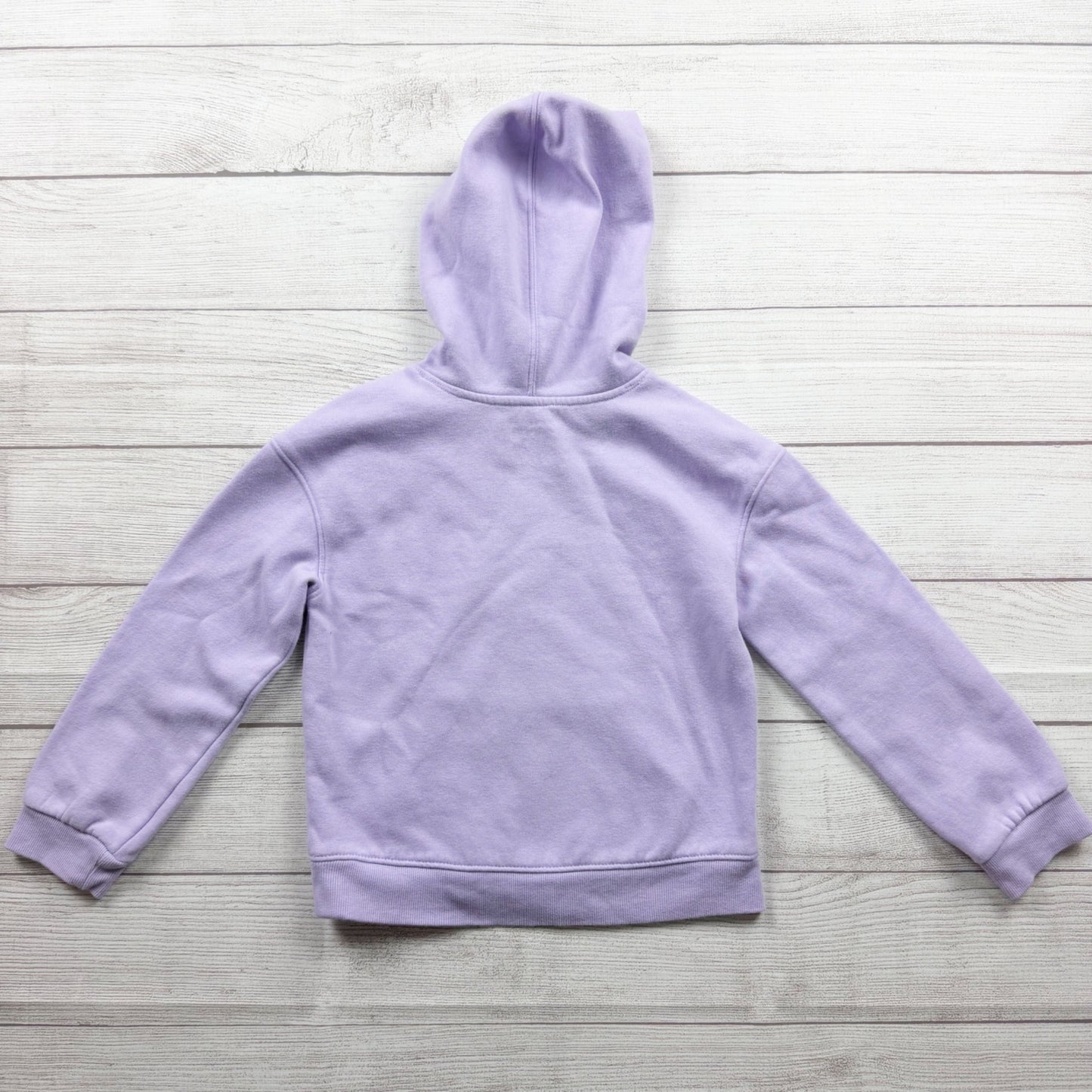 Cat & Jack Girls Lavender Hoodie Love Glitter Graphic S 6-7