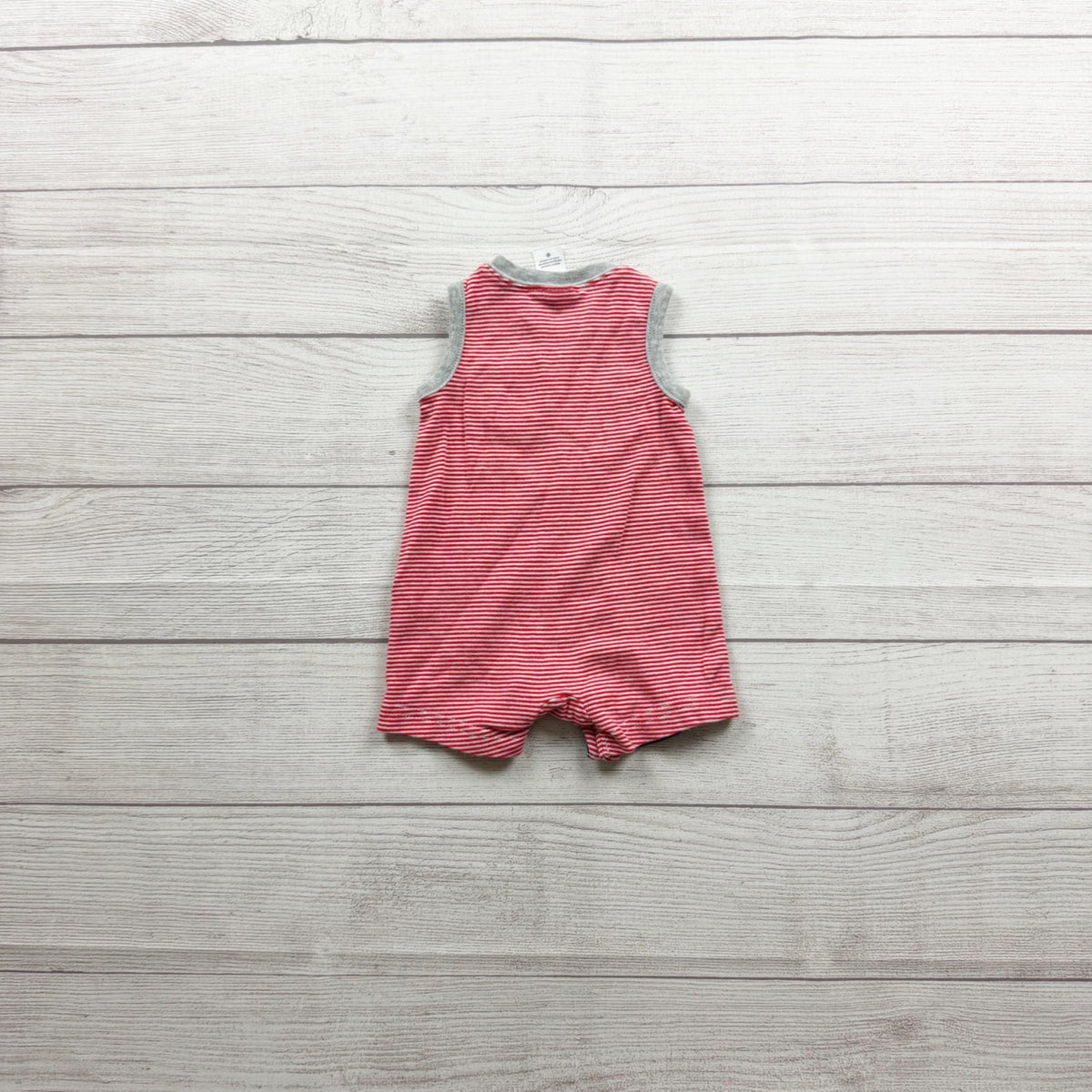 Carter's Baby Sleeveless Romper Stars Stripes Red Blue One Piece 0-3 Months