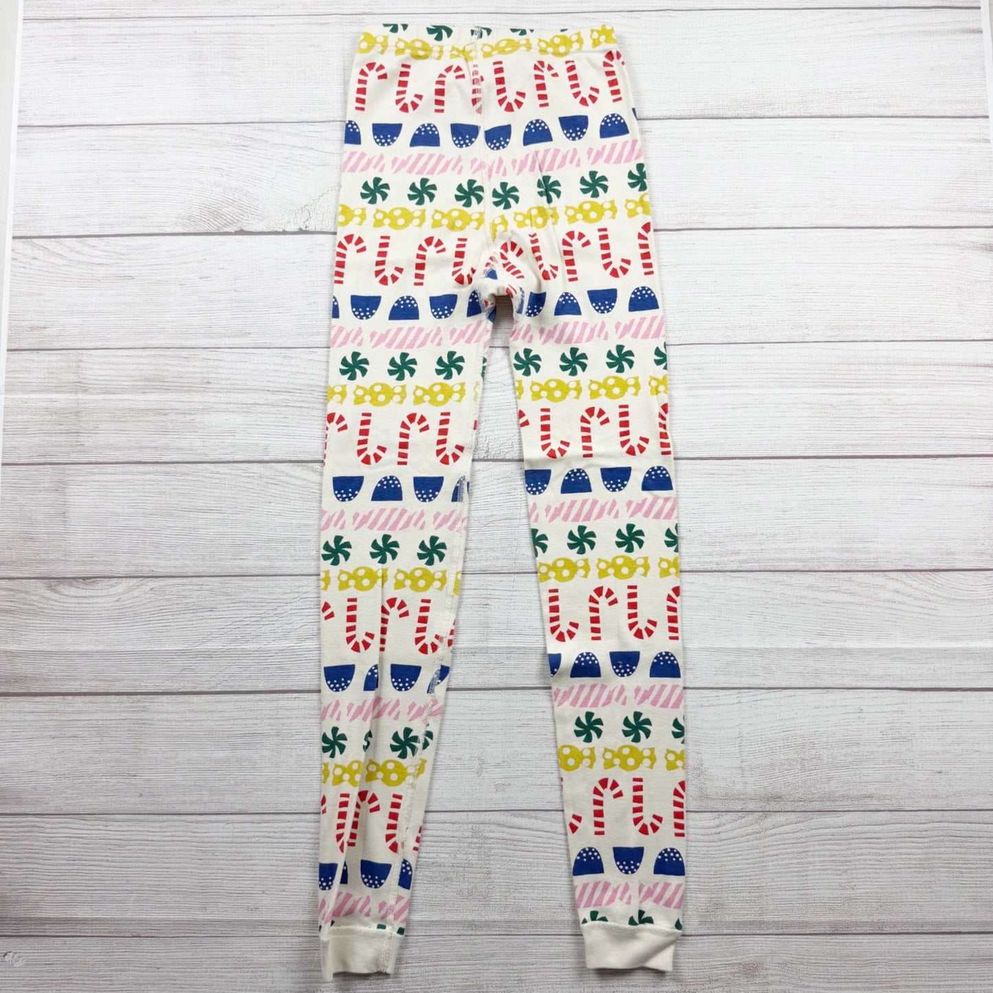 Hanna Andersson Organic Cotton Kids Holiday Pajama Set Candy Cane Fair Isle 12