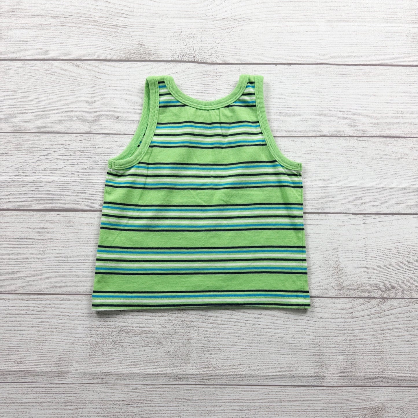 Peanut & Ollie Baby Boy Tank Top Striped Sleeveless Shirt 12-18 Months