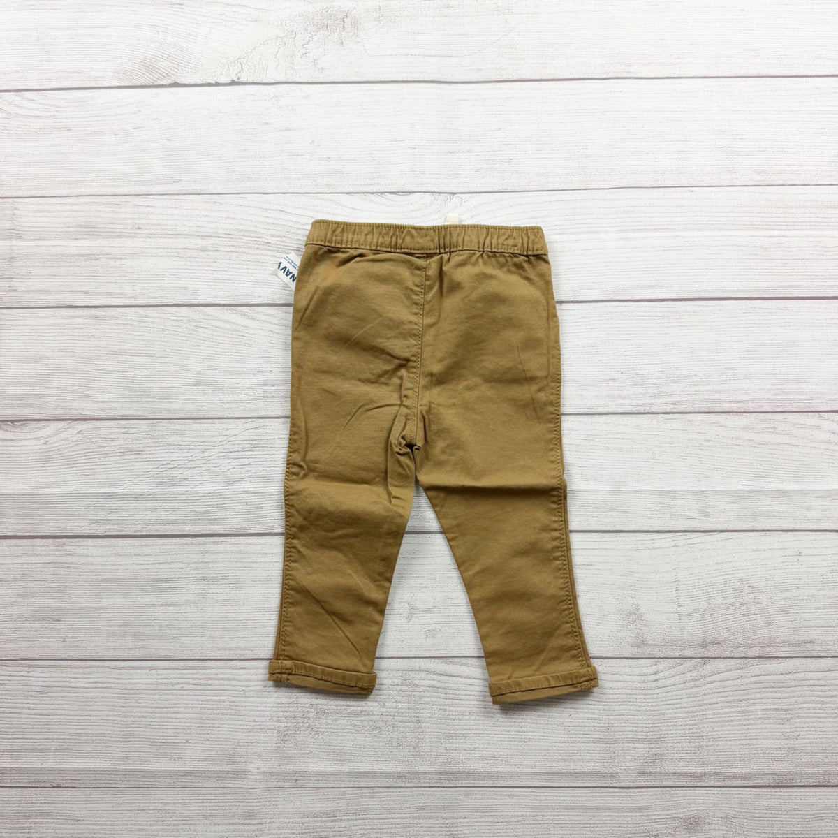 Old Navy Baby Boys Tan Pull On Elastic Waist Pants NWT 18-24 Months