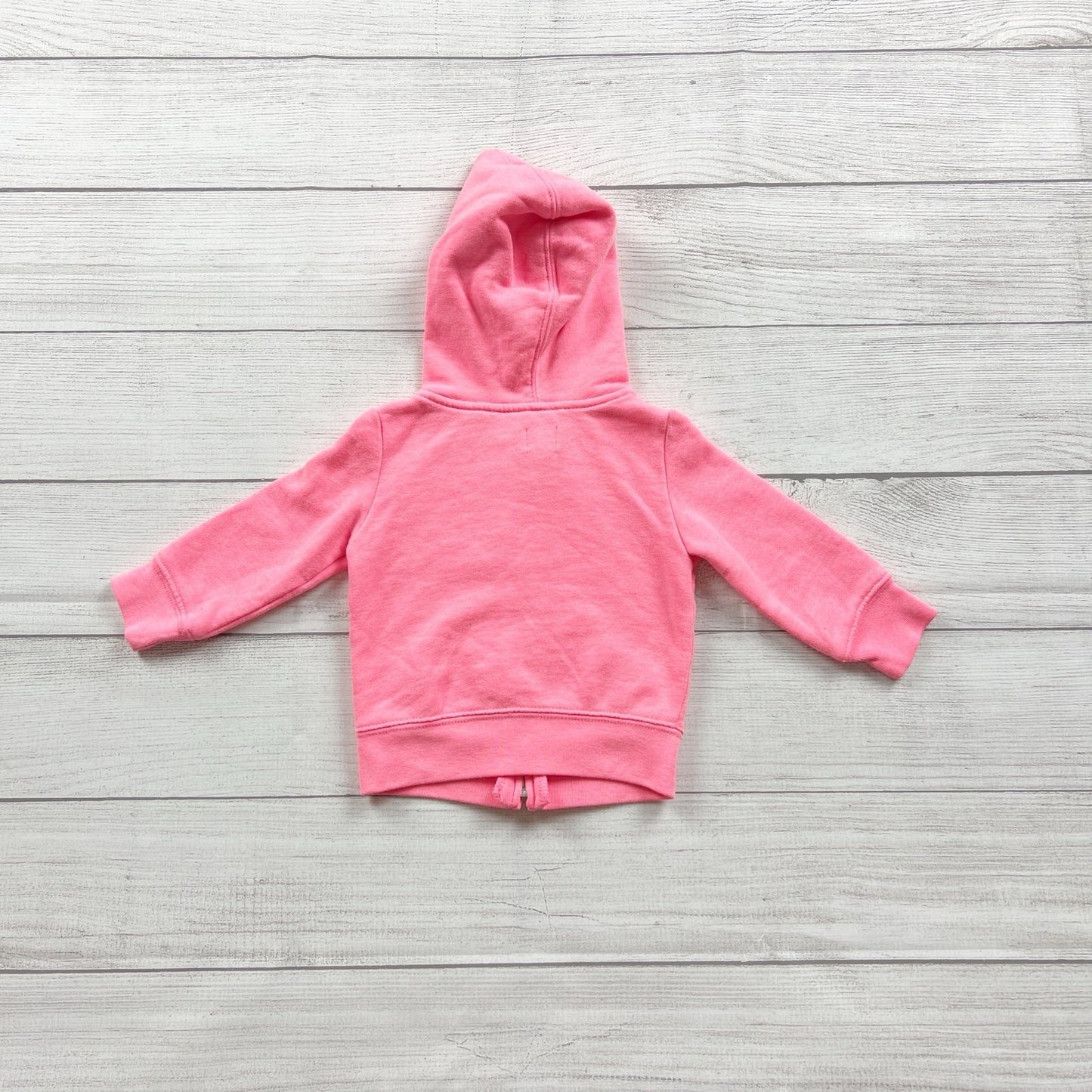 Baby Gap Pink Hooded Zip Up Sweatshirt Jacket 6-12 Months