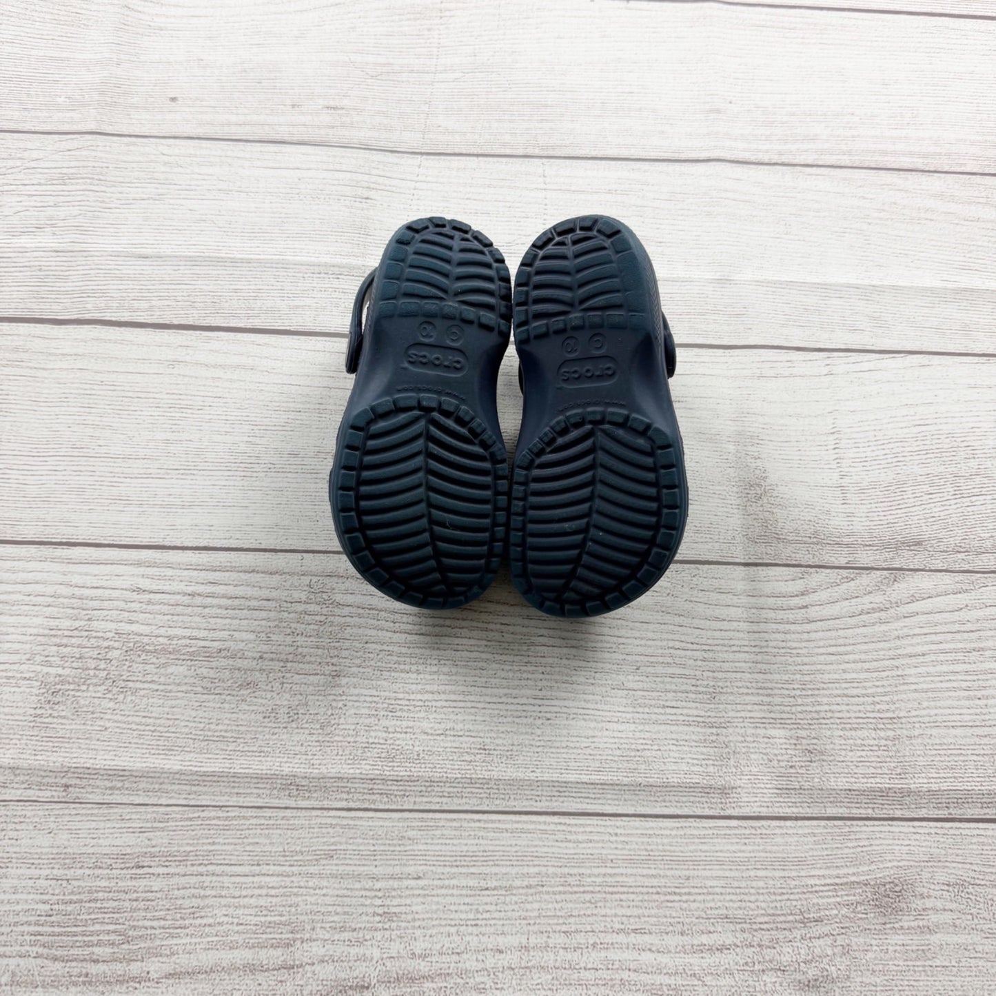 Crocs Kids Toddler Classic Clogs Navy Blue Slip-On Water Shoes 10