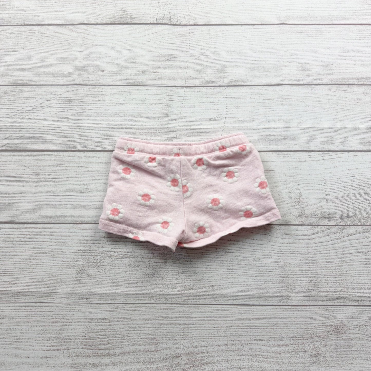 Carter’s Baby Girl Pink Floral Shorts Soft Cotton Design Bow 6-9 Months
