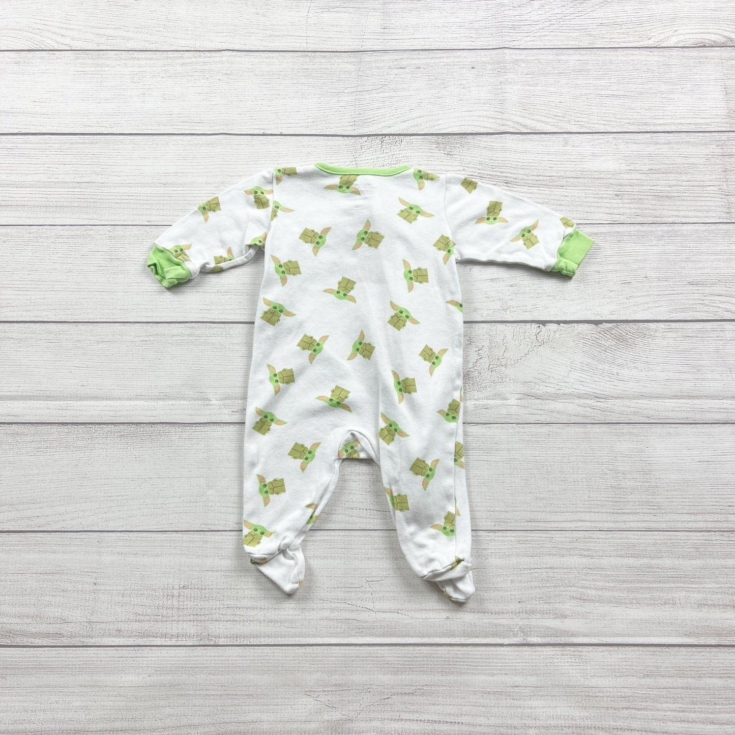 Star Wars Baby Grogu Footed Pajamas The Child Sleeper One Piece 3-6 Months