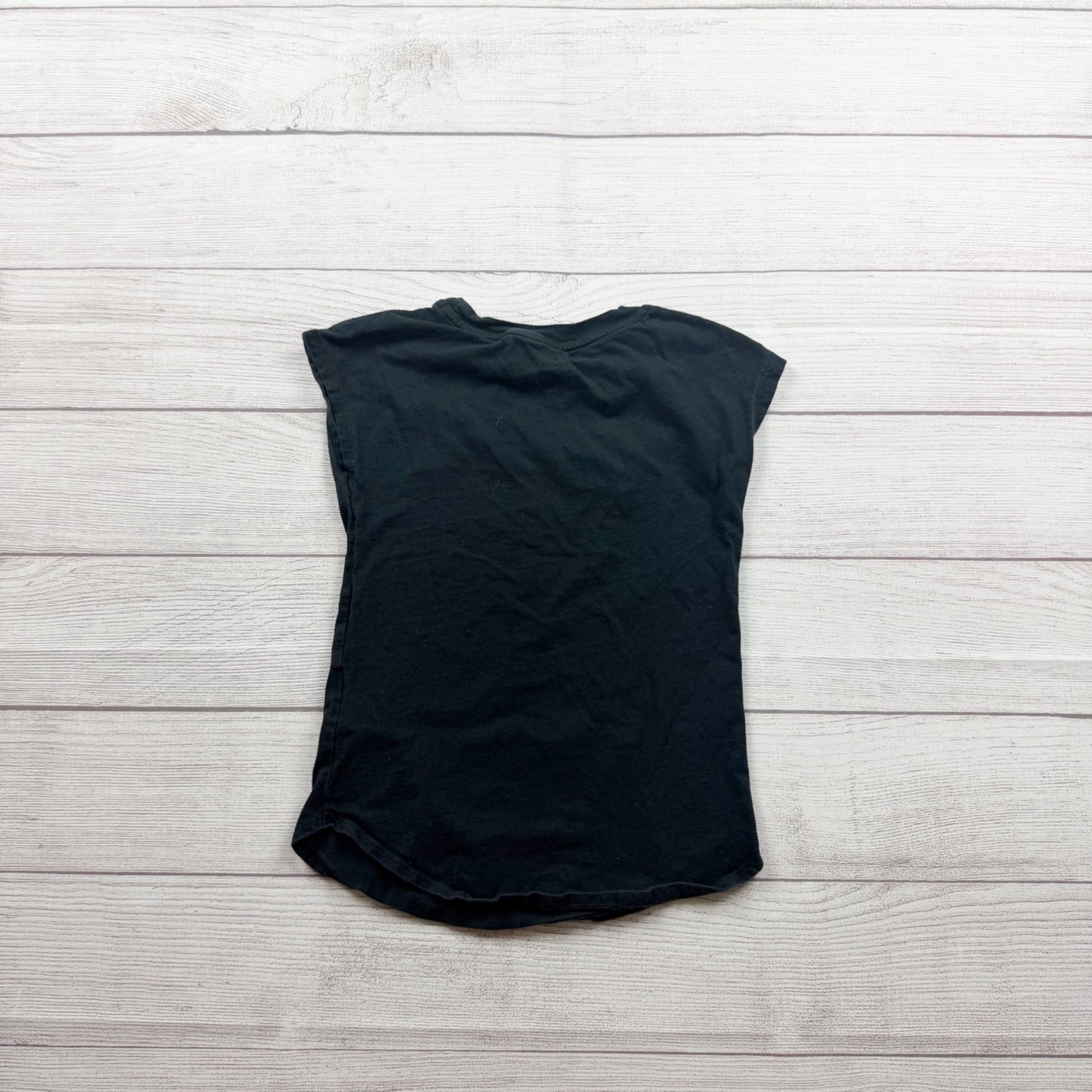 Nike Girls Black Sparkle This Graphic Tee Athletic Cut Sleeveless L 6X
