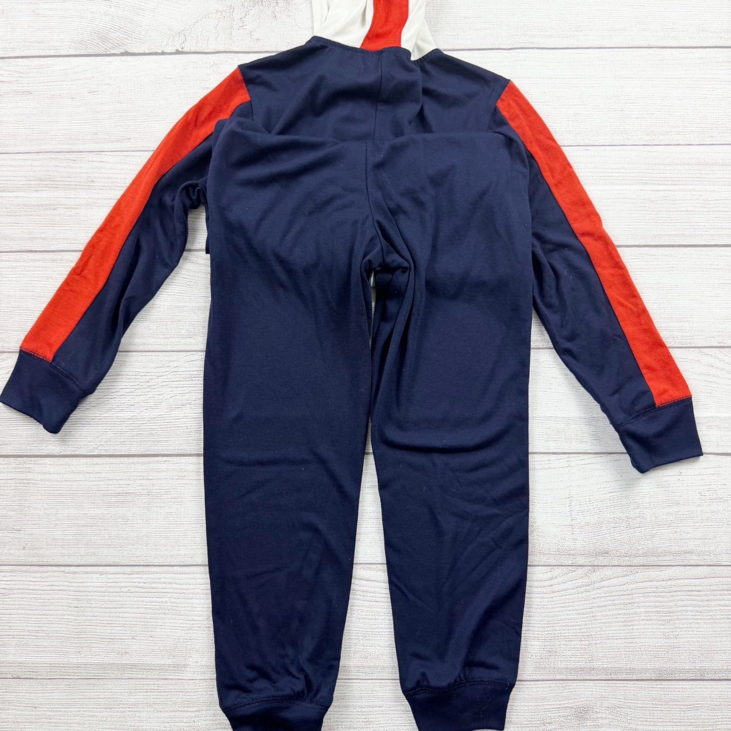Gap Hot Wheels Kids One Piece Pajamas Racing Hooded Jumper 8
