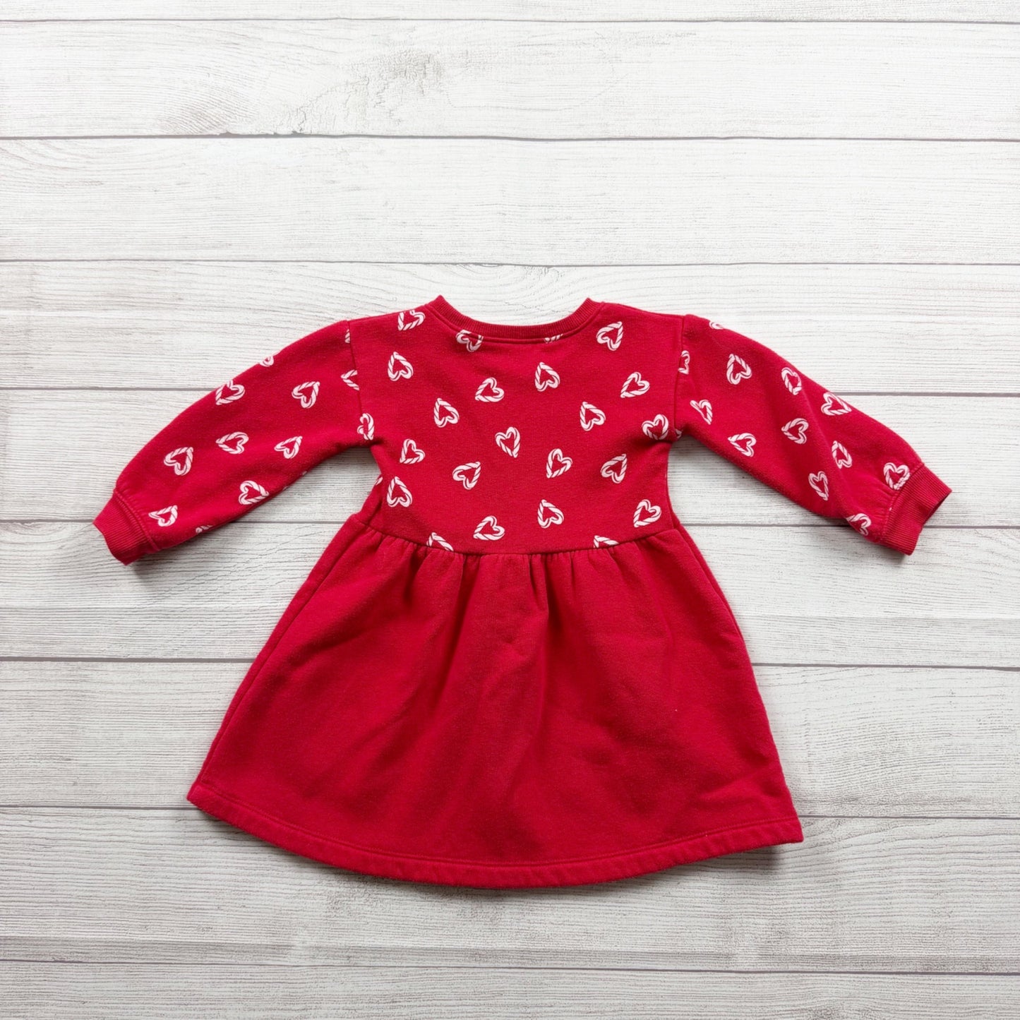 Disney Jumping Beans Toddler Red Minnie Mouse Heart Design Dress 12-18 Months