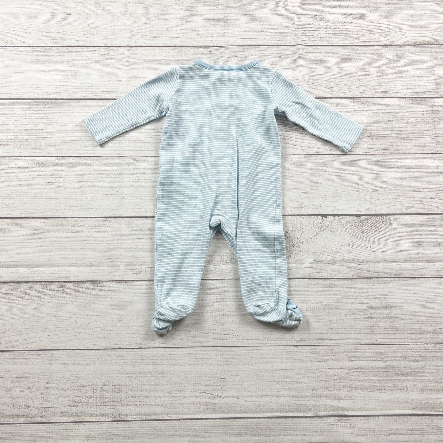 Just One You by Carter’s Baby Sleeper Stripe Dinosaur Footed Pajamas 3-6 Months