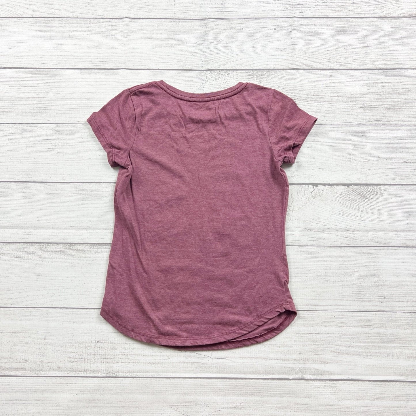 Disney Frozen Girls T-Shirt Short Sleeve Anna Elsa “Feel the Magic” Tee M 7-8