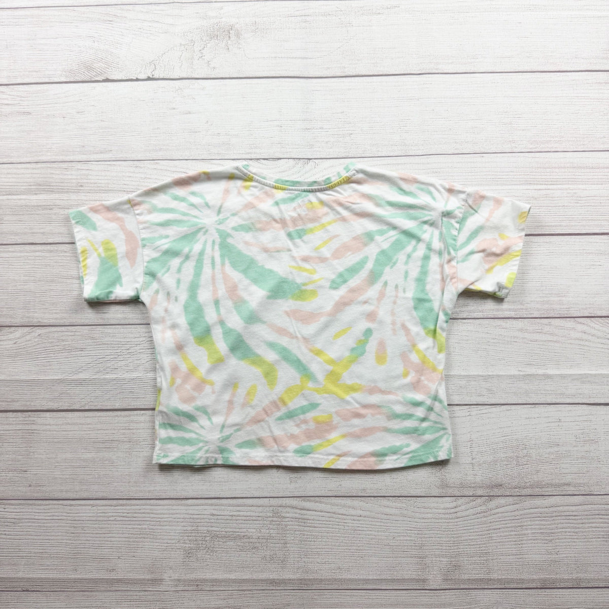 AC/DC High Voltage 1976 Tie Dye Graphic Tee Kids Cotton Blend Shirt M 7-8