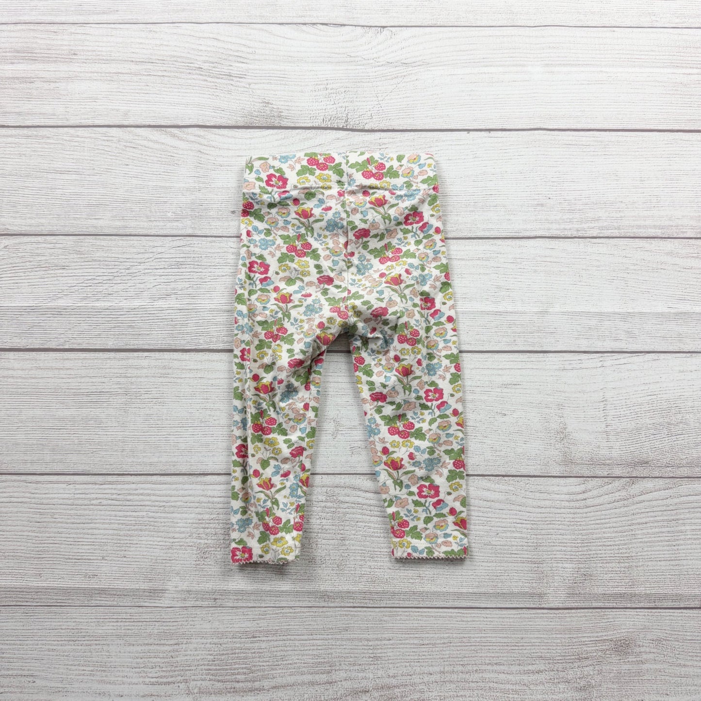 Baby Boden Floral Print Cotton Blend Leggings 12-18 Months