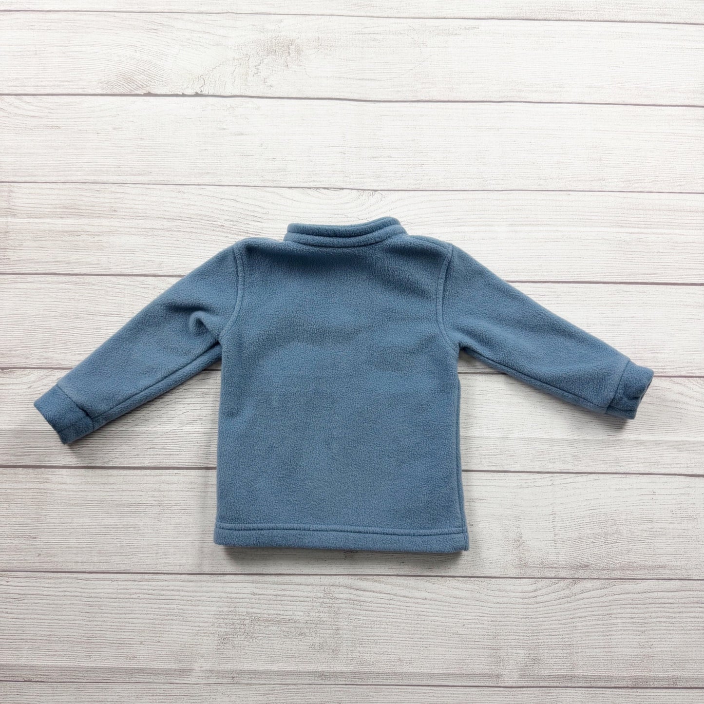 Columbia Baby Fleece Jacket Full Zip Long Sleeve Blue Winter Warm 18-24 Months