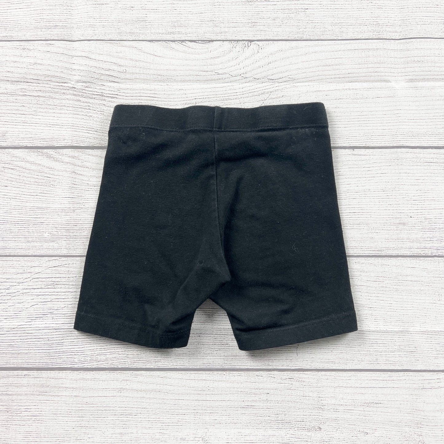 Wonder Nation Black Bike Shorts Girls Activewear XS 4-5
