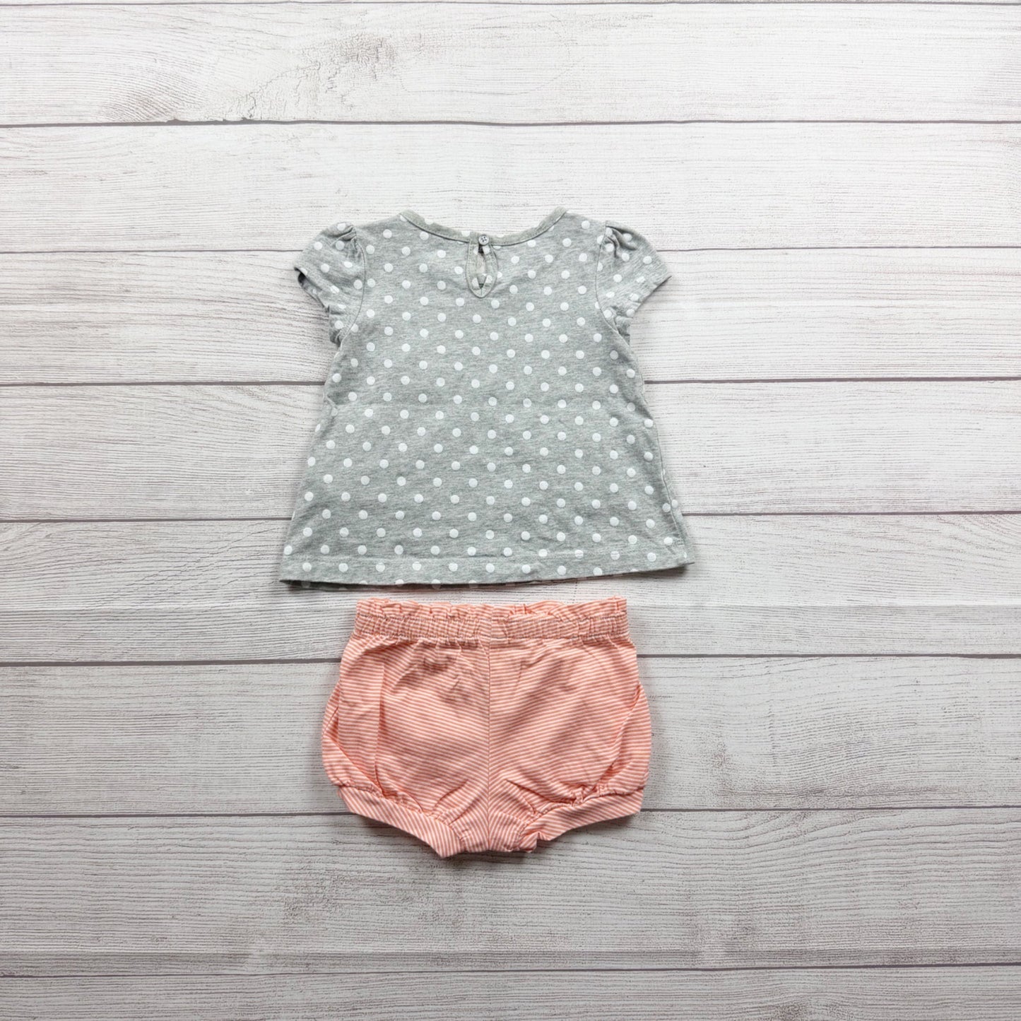 Carter’s Just One You Baby Girls Polka Dot Top Bloomers Outfit Set 12-18 Months