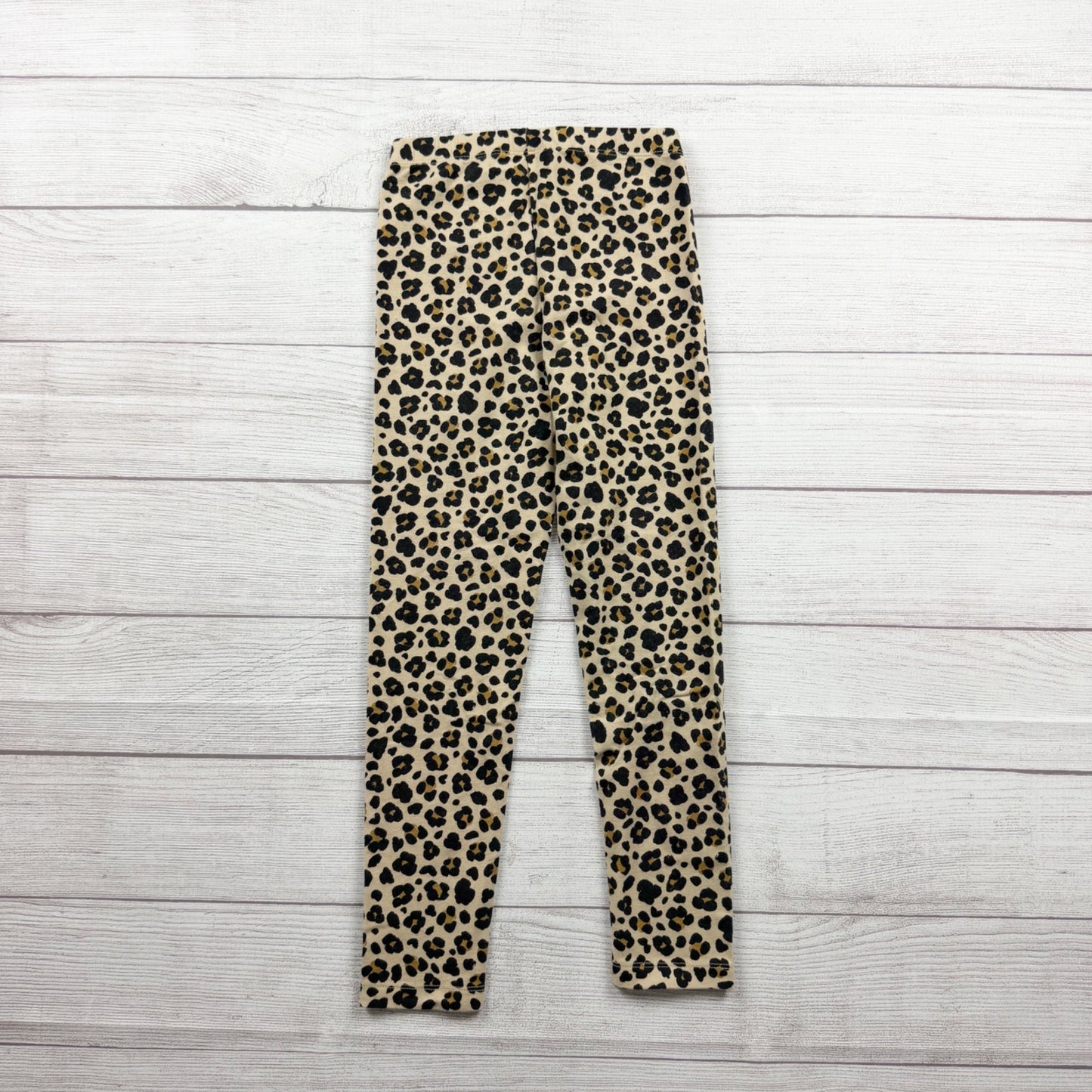 Cat & Jack Leopard Print Girls Leggings Stretchy Casual Wear M 8