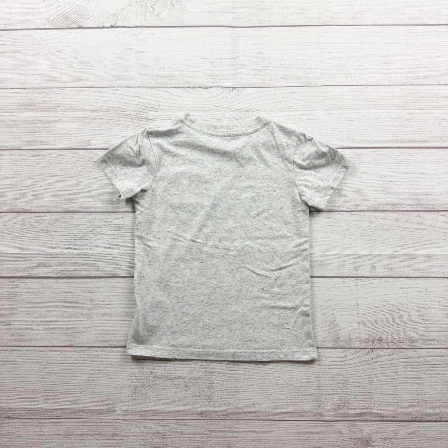 Cat & Jack Toddler Boys Short Sleeve Gray Striped Pocket Tee 3T