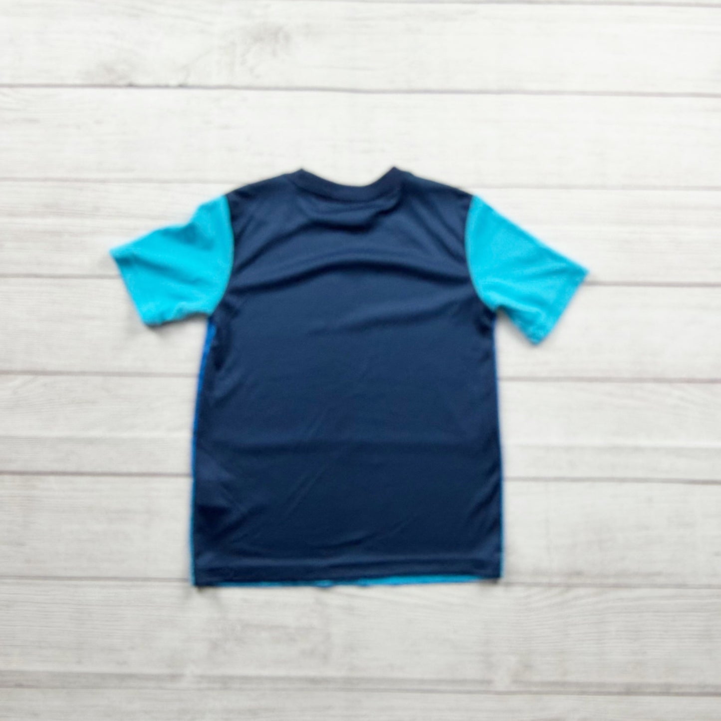 Athletic Works Boys Active T-Shirt Short Sleeve Tee “Own The Field” Graphic S 6-7