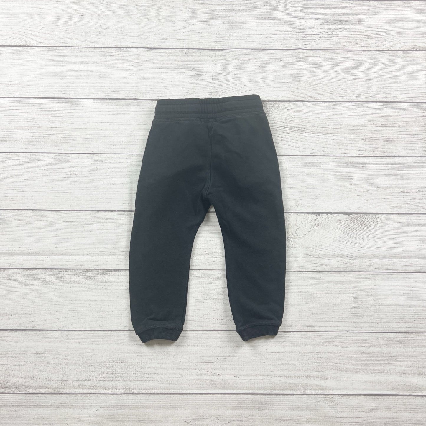 H&M Kids Black Jogger Sweatpants Zipper Pockets 2T