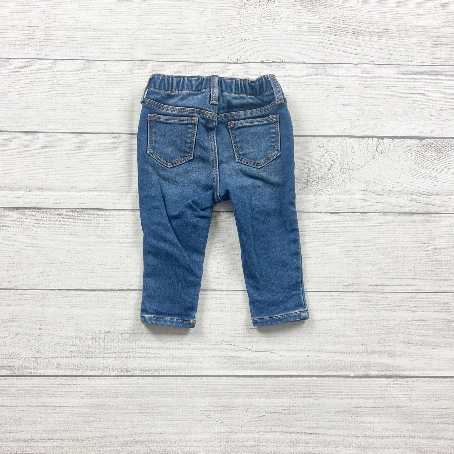 Old Navy Baby Boy Girl Blue Denim Skinny Jeans 6-12 Months