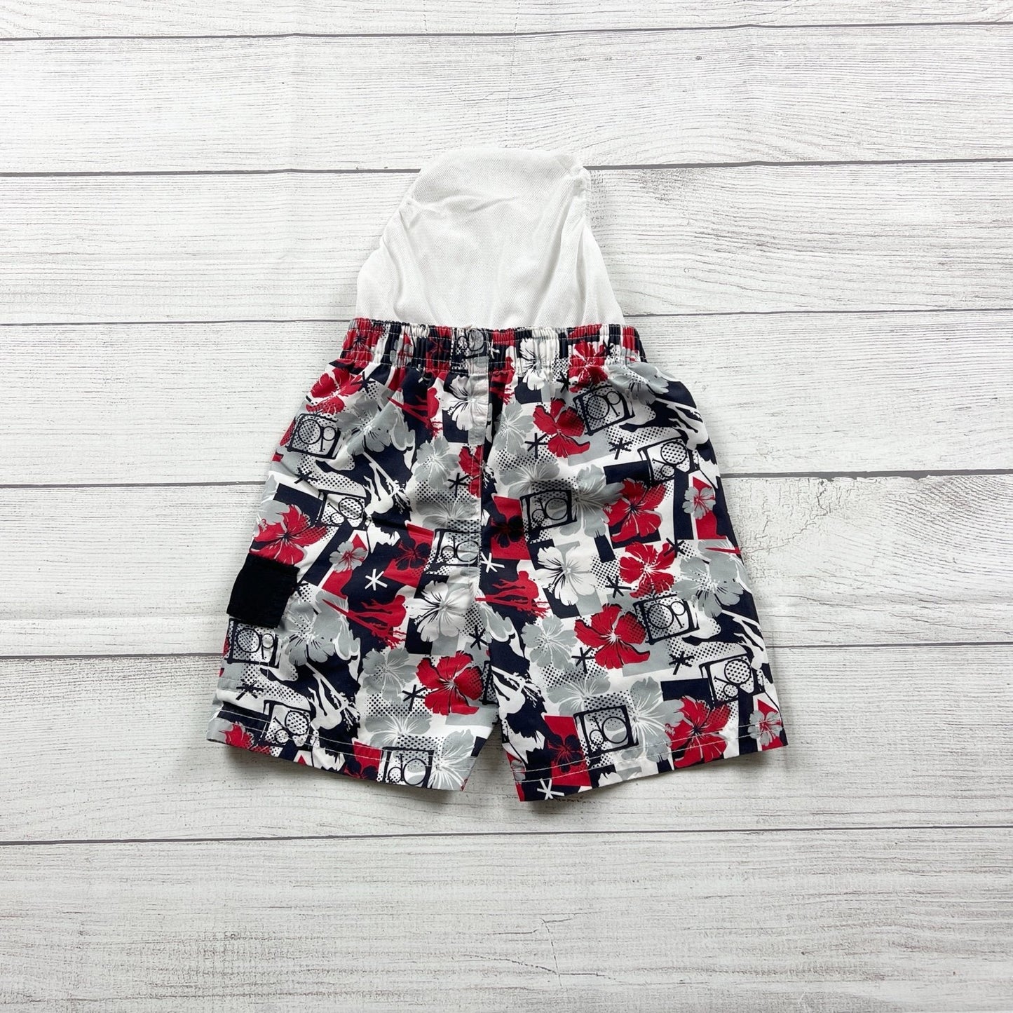 OP Ocean Pacific Kids Swim Shorts Tropical Floral Trunks 24 Months