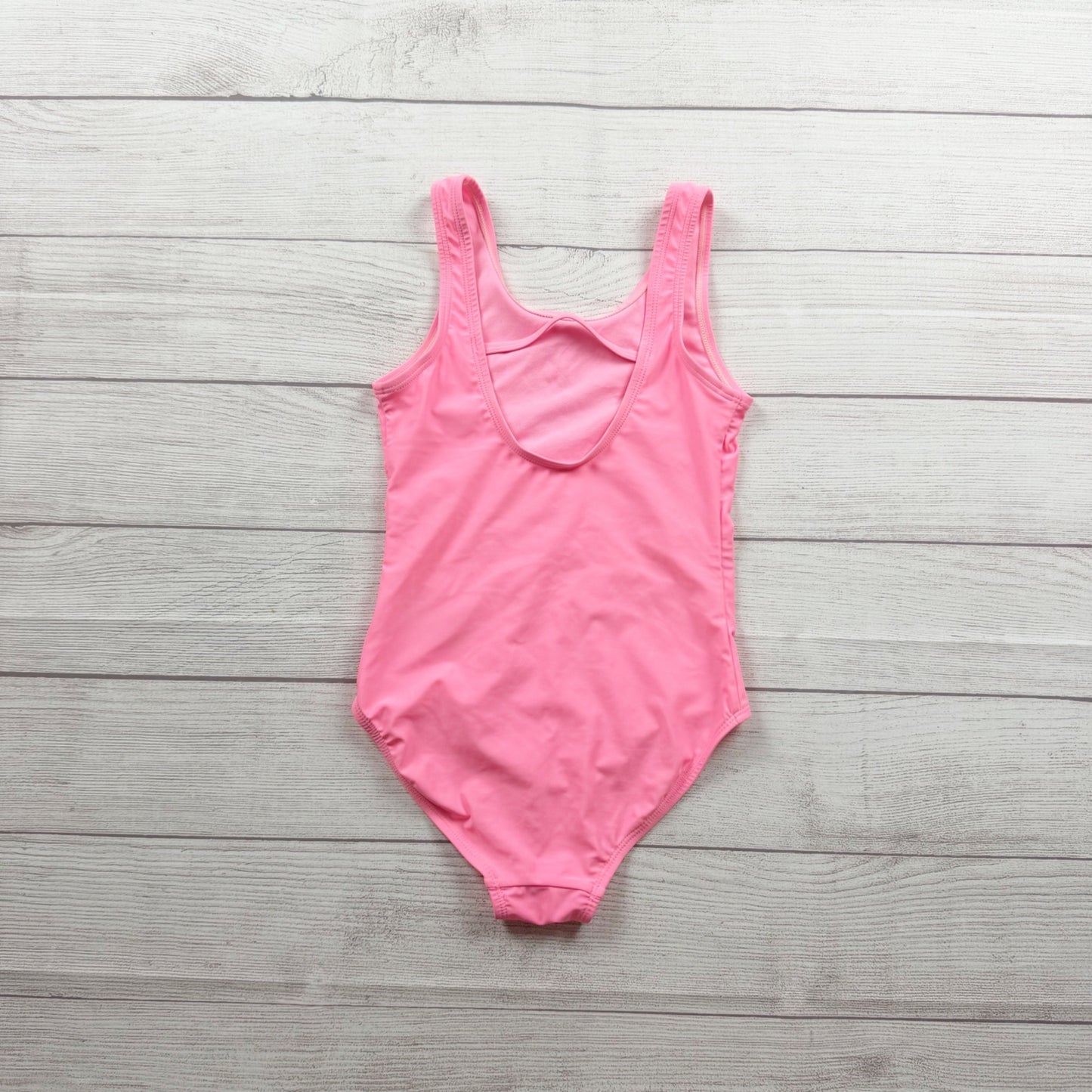 Gap Kids Mermaid Vibes Pink One Piece Swimsuit Medium 8-9